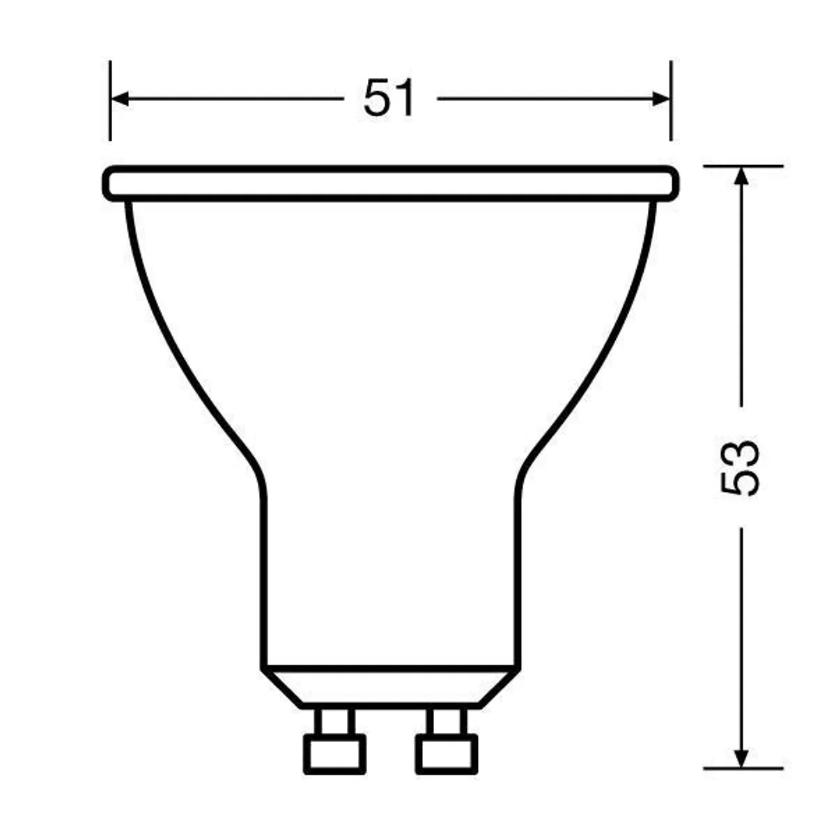 Ledvance 4058075198791 PAR16 LED spot 6W 575 lm 4000 K GU10 230V 36 fok #3