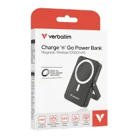 Verbatim 32264 Charge 'n' Go Magnetic Wireless 10000 mAh fekete 15W USB-C PD #3