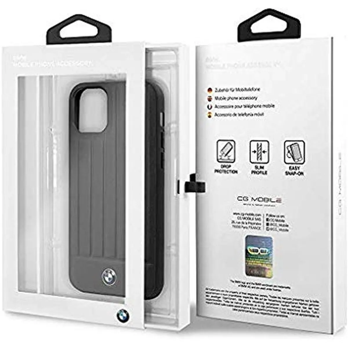 BMW BMHCN65POCBK iPhone 11 Pro Max csíkos fekete kemény tok #6