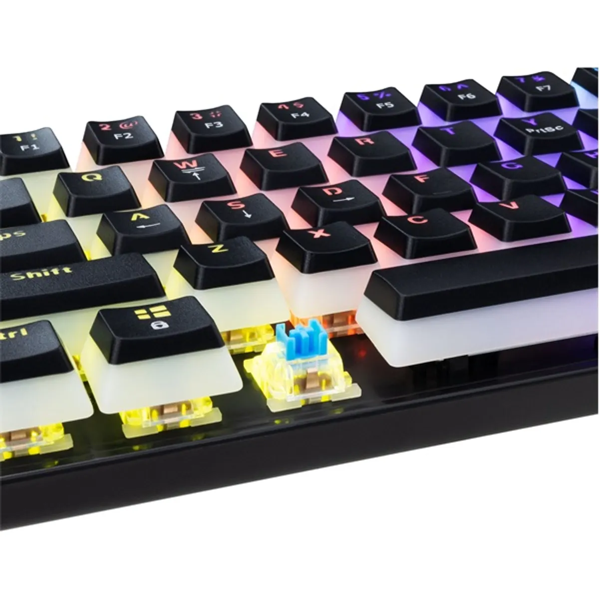 White Shark WS GK-2202-2B/BL-US Ashiko 2 US fekete kék kapcsoló mechanikus gamer billentyűzet #4