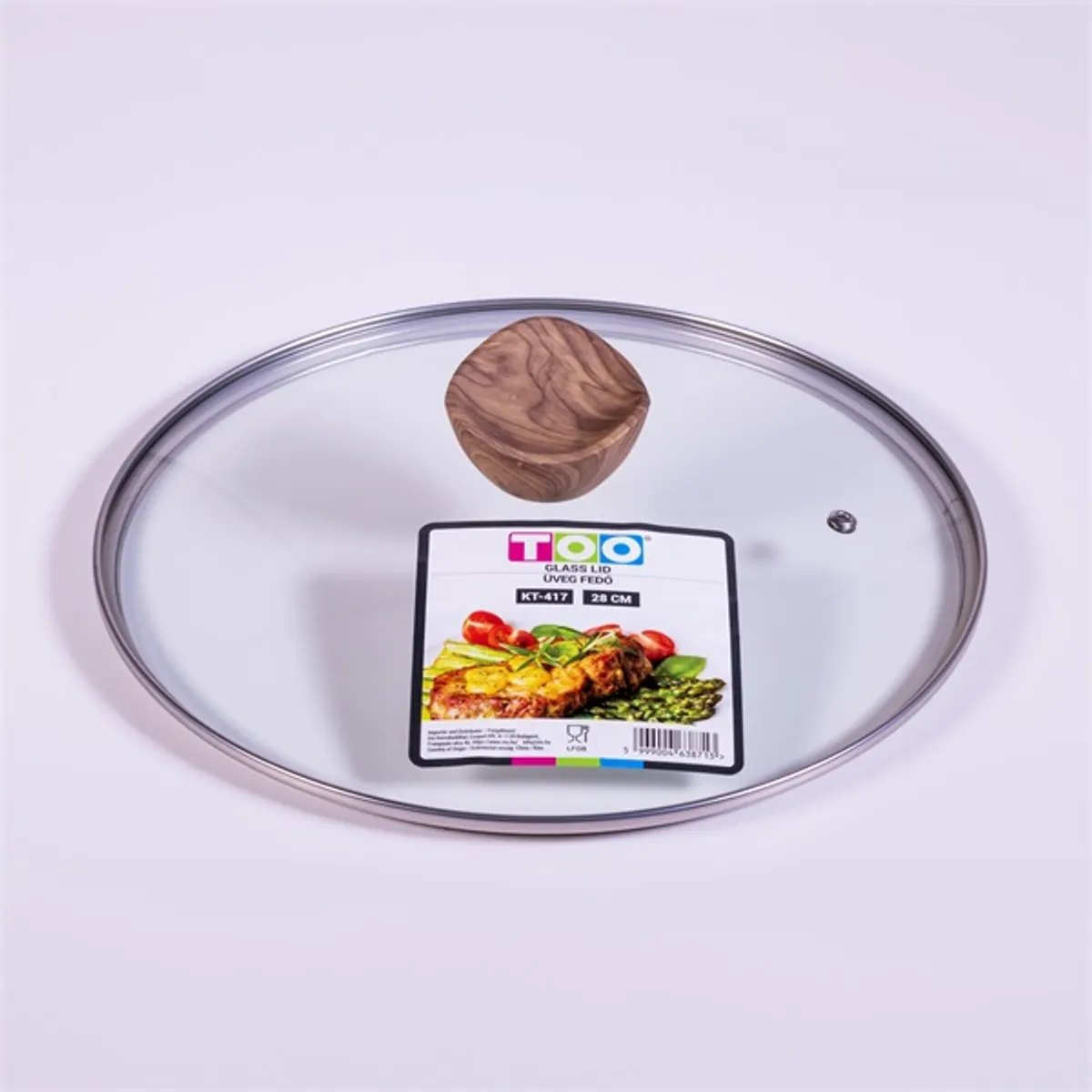 TOO KT-417 üveg fedő átlátszó 28 cm #2
