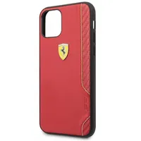 Ferrari FESITHCN58RE On-Track iPhone 11 Pro piros védőtok PU gumi 5,8" #2