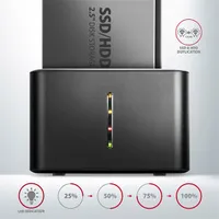 AXAGON ADSA-D25 duál dokkoló külső USB SATA 2,5" fekete #3