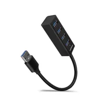 AXAGON HUE-M1A 4-portos USB hub USB 3.2 Gen 1 alumínium test 20 cm kábel