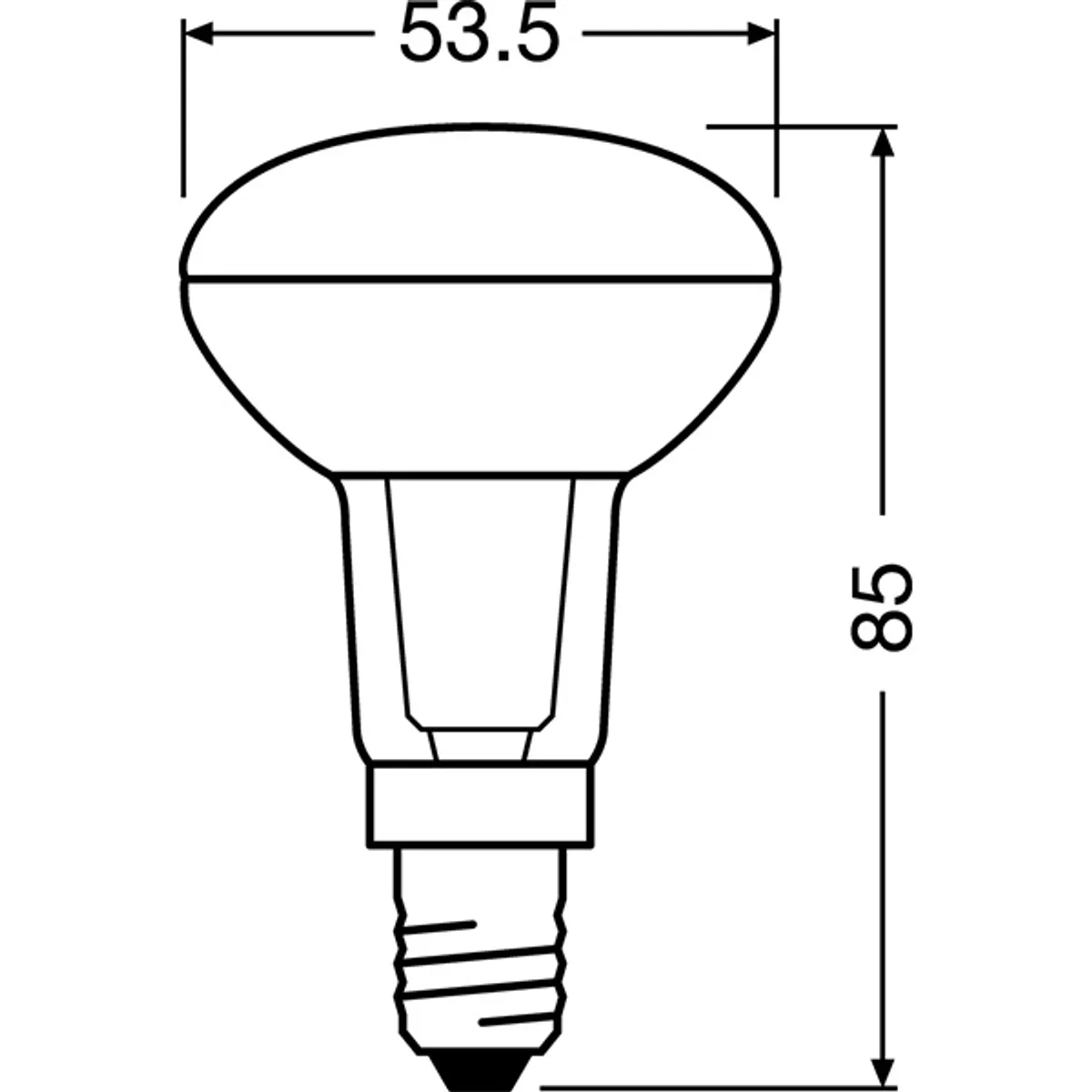 LEDVANCE 4058075126022 LED fényforrás E14 4W 345 lm 2700K Meleg fehér 36 fok 15000 óra 100000 ciklus #4