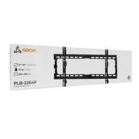 SBOX PLB-2264F-2 fali konzol 37"-80" VESA 200x200-600x400 45 kg fekete acél és műanyag #6