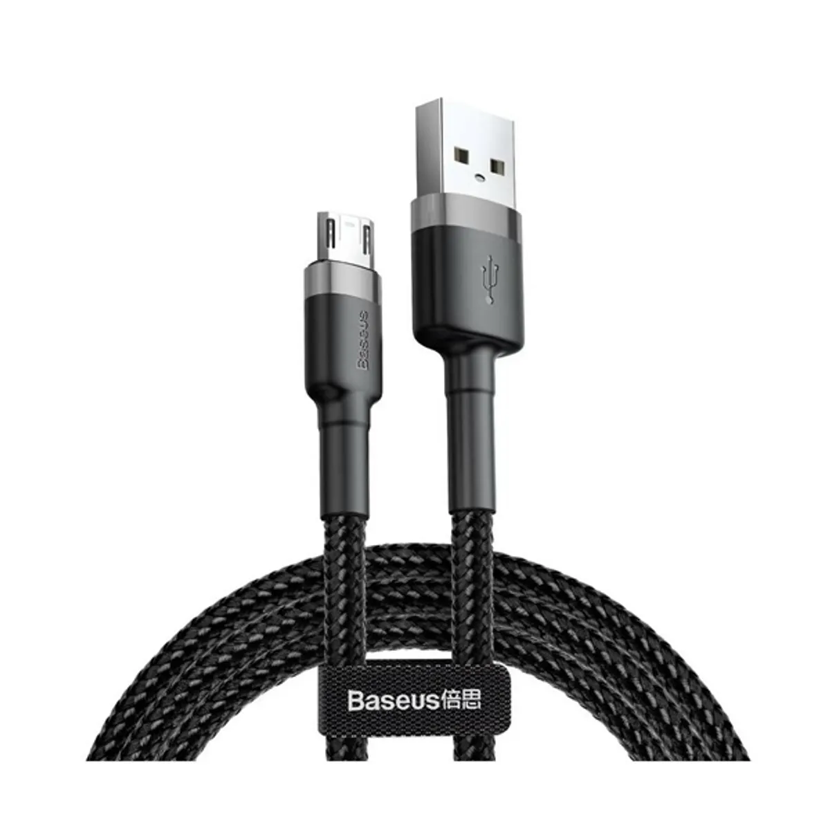 Baseus CAMKLF-BG1 Cafule USB-A Micro USB kábel 1m fekete-szürke #2