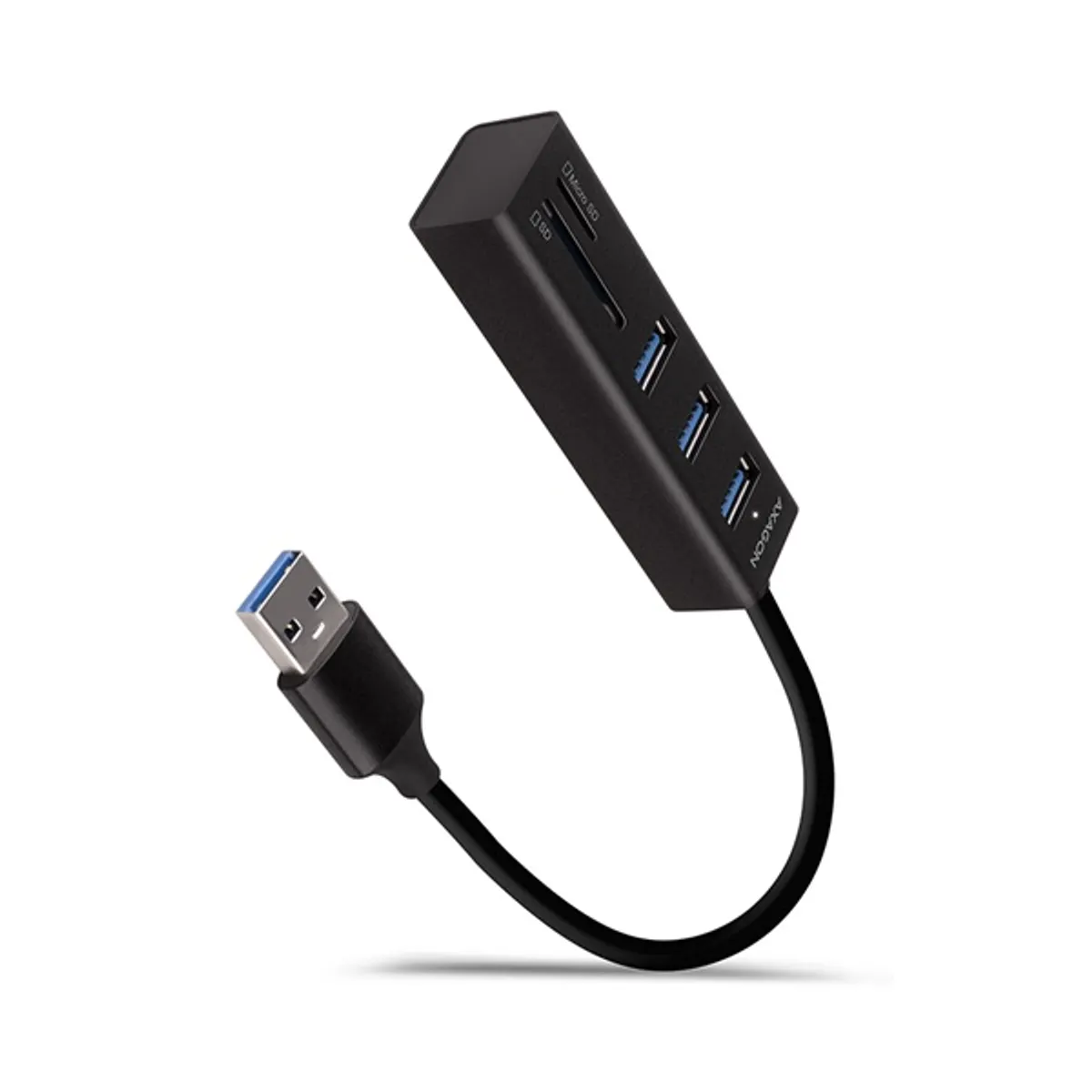 Axagon HMA-CR3A 3-portos USB 3.2 Gen 1 hub SD/microSD olvasóval #1