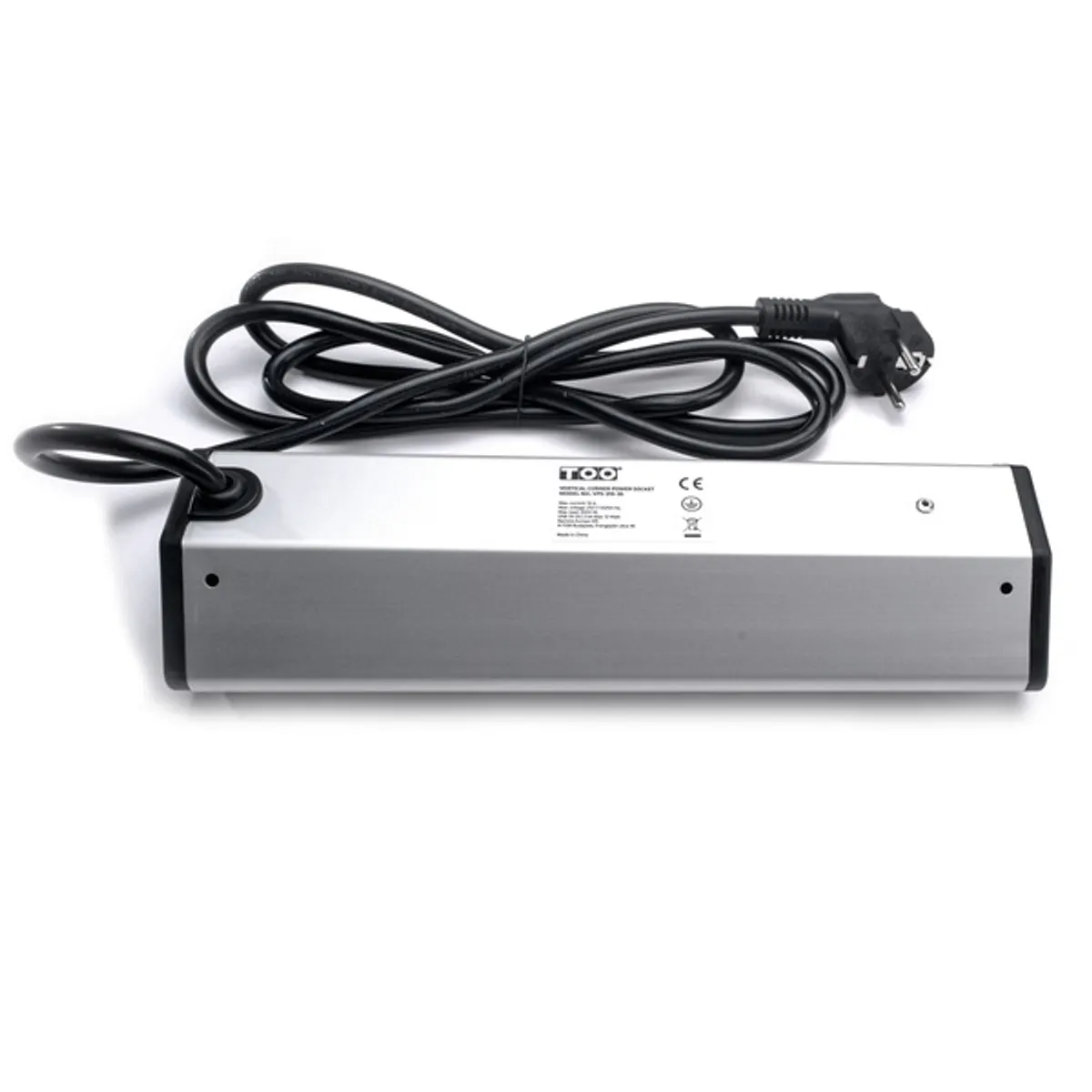 TOO VPS-315-3S IP20 3x schuko 2x USB-A ezüst 1,8 m kábel asztalra rögzíthető elosztó #4