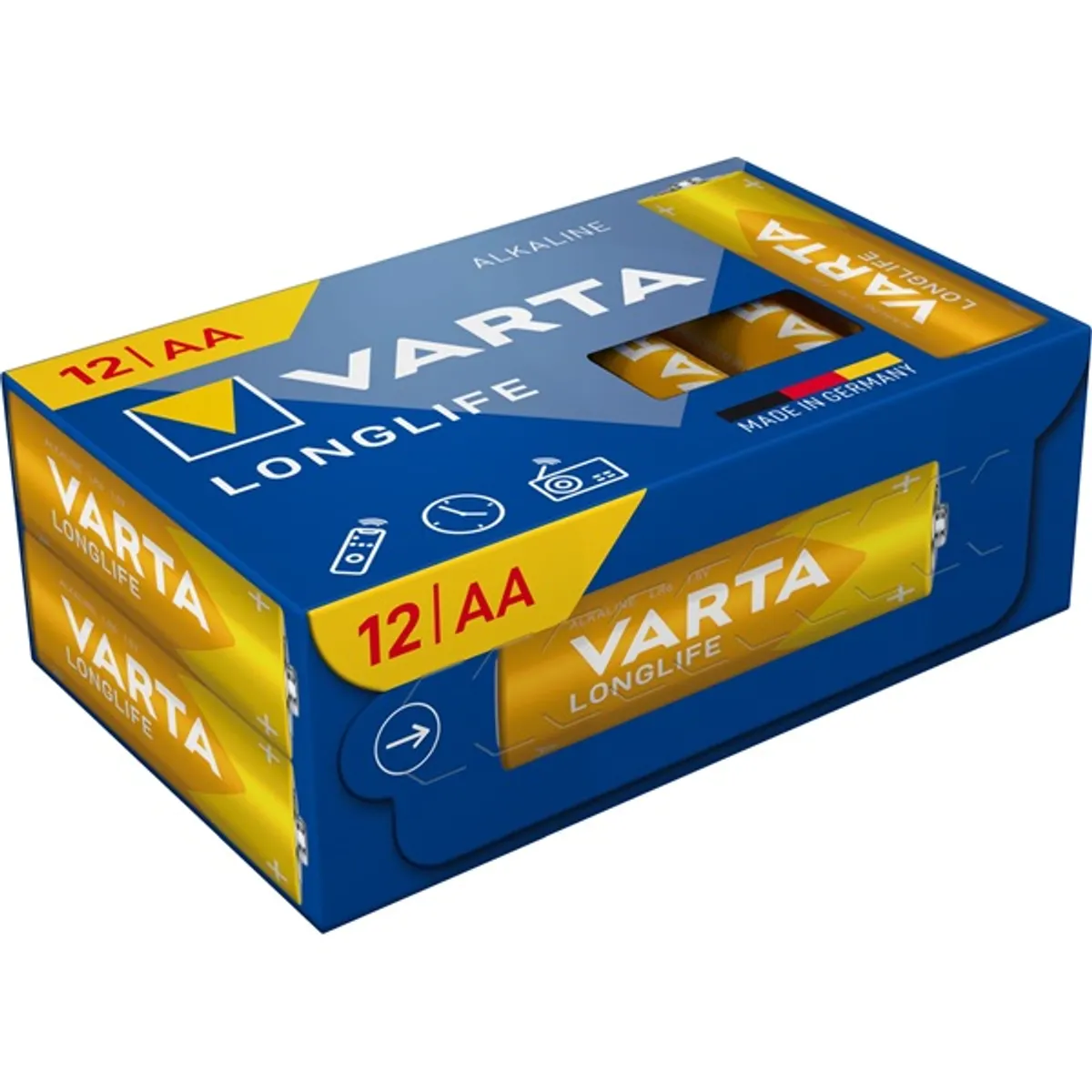 VARTA 4106301132 Longlife AA ceruzaelem 12 db Alkáli #1