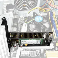 Axagon PCEM2-D 2-port M.2 NVMe és SATA PCIe adapter #7