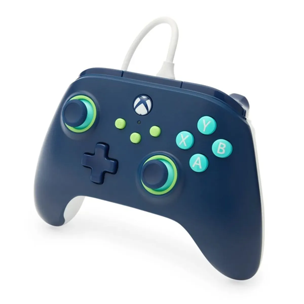 PowerA XBGP0380-01 Xbox Series X S vezetékes kontroller kék-fehér 3 m USB-C kábel Windows 10-11 PC Xbox One #2