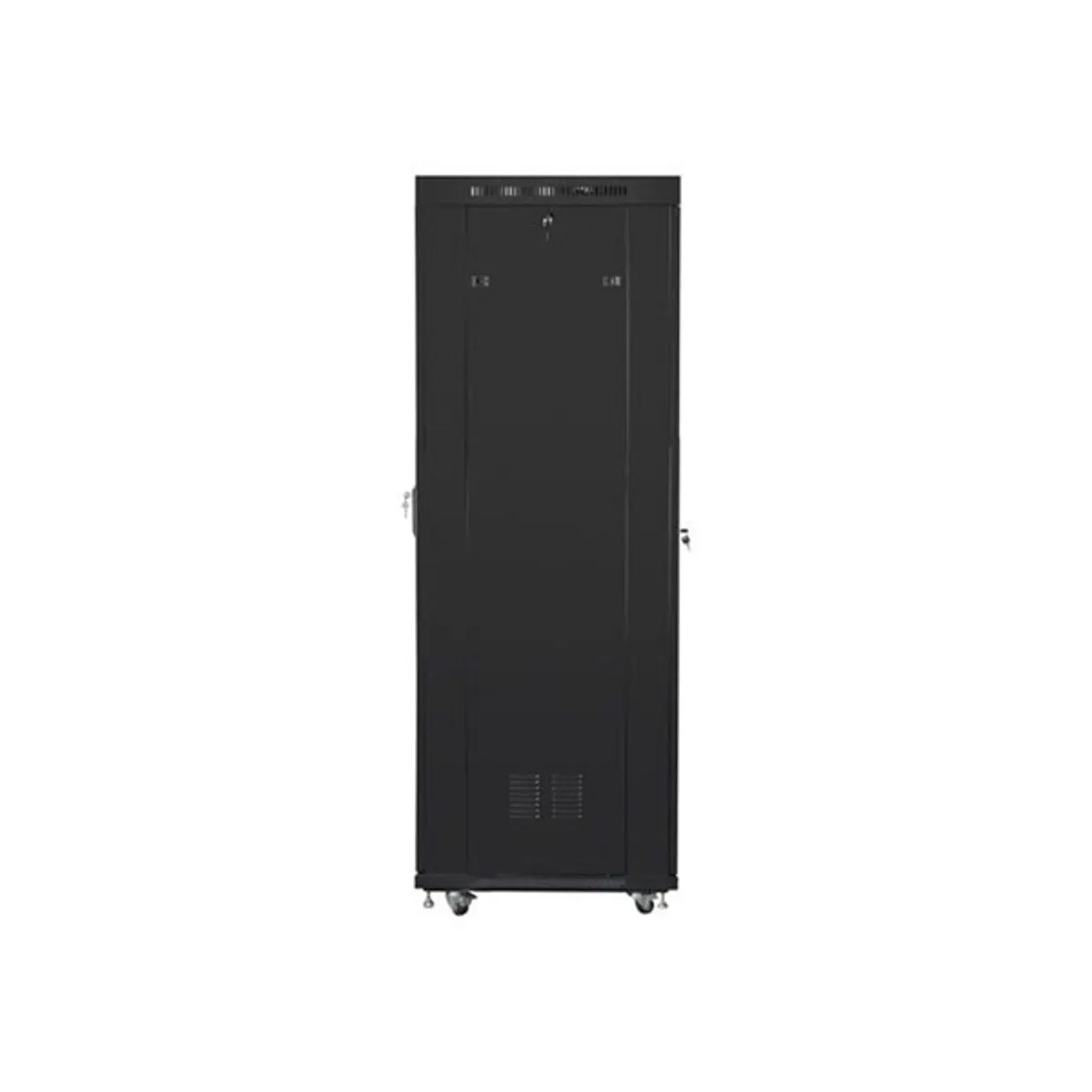 LANBERG FF01-8842-12BL szabadon álló rack 19" 42U 800x800 üvegajtós lcd fekete #5