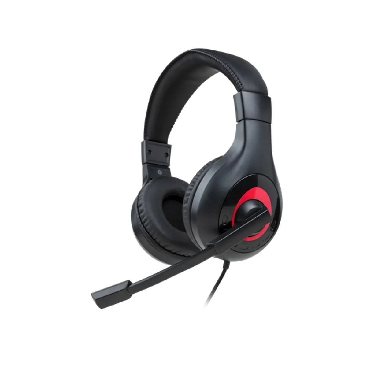 BigBen 2807377 Nacon HS 2.0 headset 40 mm 120 cm 3,5 mm Nintendo Switch kompatibilis fekete piros #1