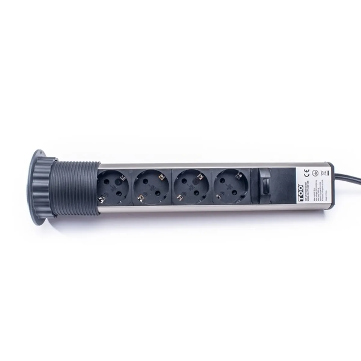 Too PPS-309-4BR IP20 4x SCHUKO beépíthető elosztó 1,8 m kábel 16 A 250 V #1