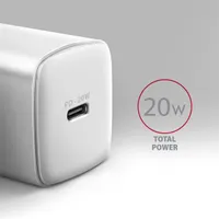 AXAGON ACU-PD20W PD3.0 QC4 USB-C töltő fehér univerzális 20W #2
