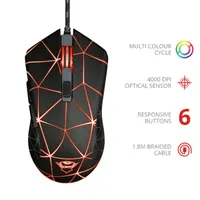 Trust 22988 GXT 133 Locx 800-4000 dpi 6 gomb kétkezes USB LED világítás #2
