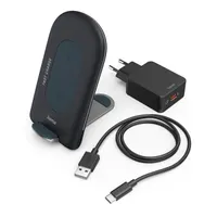 Hama 00201689 QI-FC15S vezeték nélküli töltőállvány 15W USB-C bemenet LED jelző #2