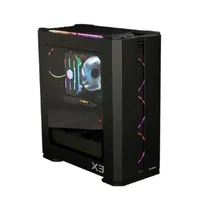 Zalman X3 BLACK Ház midi ATX ablakos, 4 db ventilátor, USB 3.0 előlapi, előlapi hangkimenet, előlapi mikrofon csatlakozó, táp nincs #3