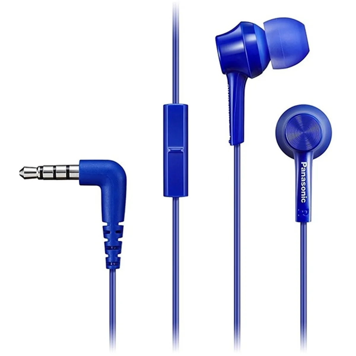 PANASONIC RP-TCM115E-A RP-TCM115E kék 3,5 mm jack 1,2 m mikrofonos fülhallgató 16 ohm 10-24000 Hz 109 dB 9 mm #1