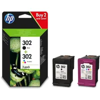 HEWLETT PACKARD X4D37AE 302 tri-color és fekete tintapatron csomag Színes #2
