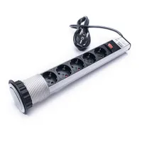TOO PPS-310-5S PPS-310 beépíthető elosztó 5 db SCHUKO 180 cm #2