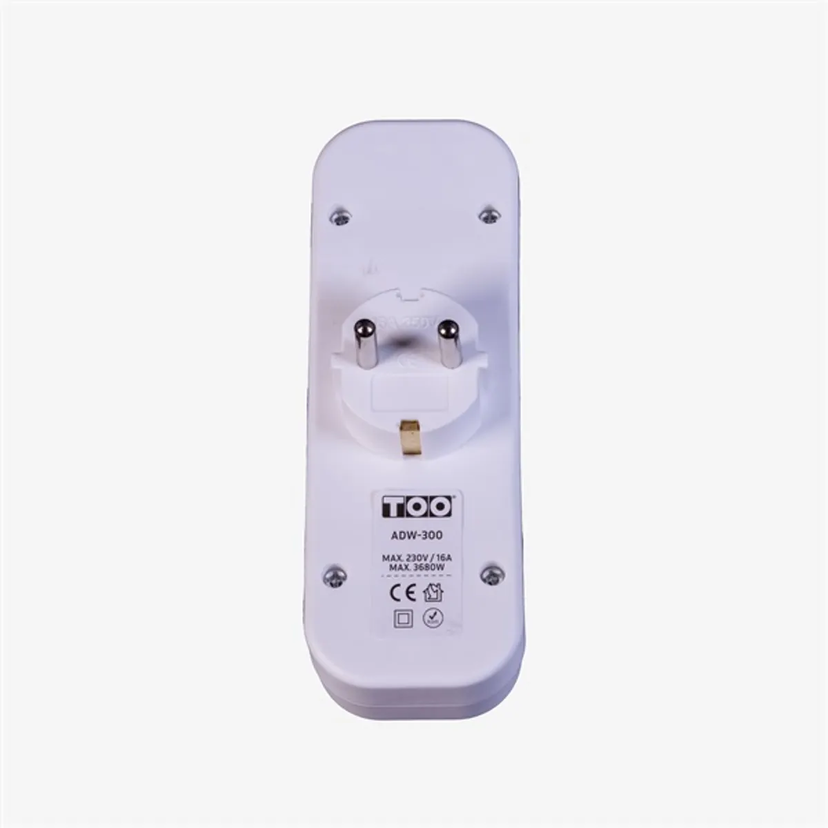 TOO ADW-300 fali hálózati adapter 3x SCHUKO Fehér #3