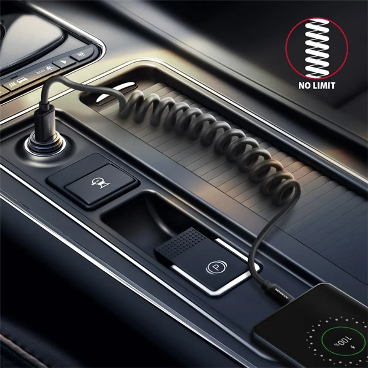 AXAGON BUCM-AM10TB Twister USB-C USB-A kábel 60 cm fekete #4