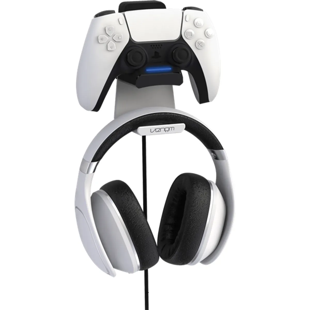 Venom VS5018 PS5 fehér-fekete töltőállomás headset tartóval gyorstöltő #1