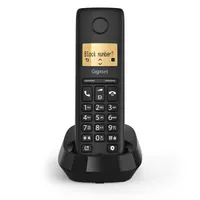 GIGASET S30852-H3105-S201 Pure 100 fekete 1,5" vezeték nélküli kézibeszélővel bővíthető hívófél azonosítás #4