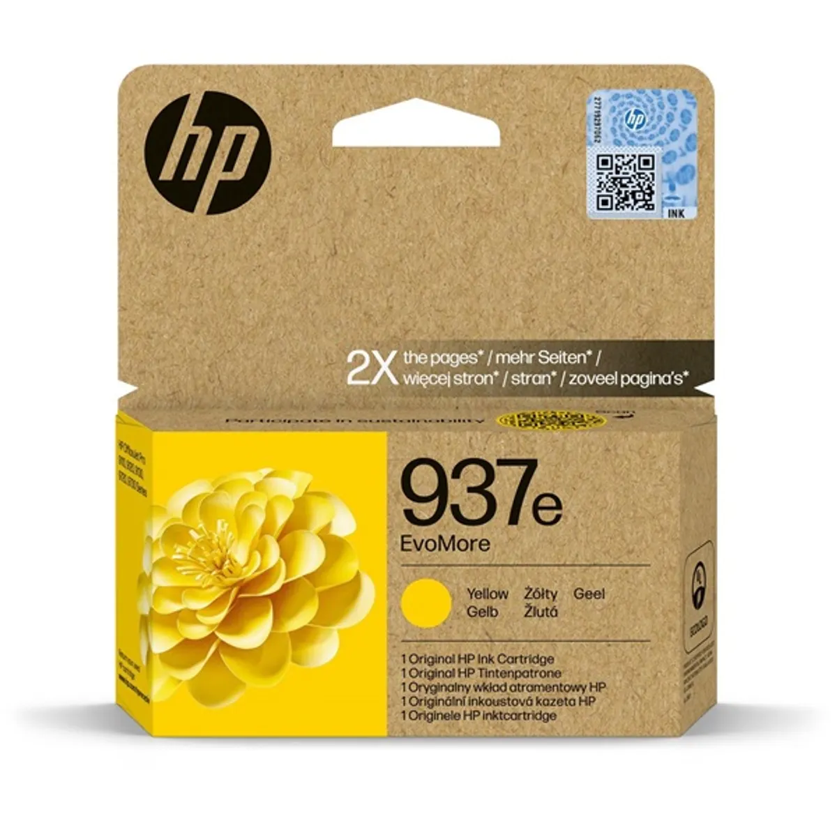 Hewlett Packard 4S6W8NE tintapatron sárga #1