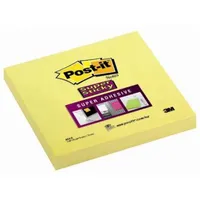 Post-it 7100263706 Super Sticky jegyzettömb 76x76mm 90 lapok sárga öntapadós PEFC