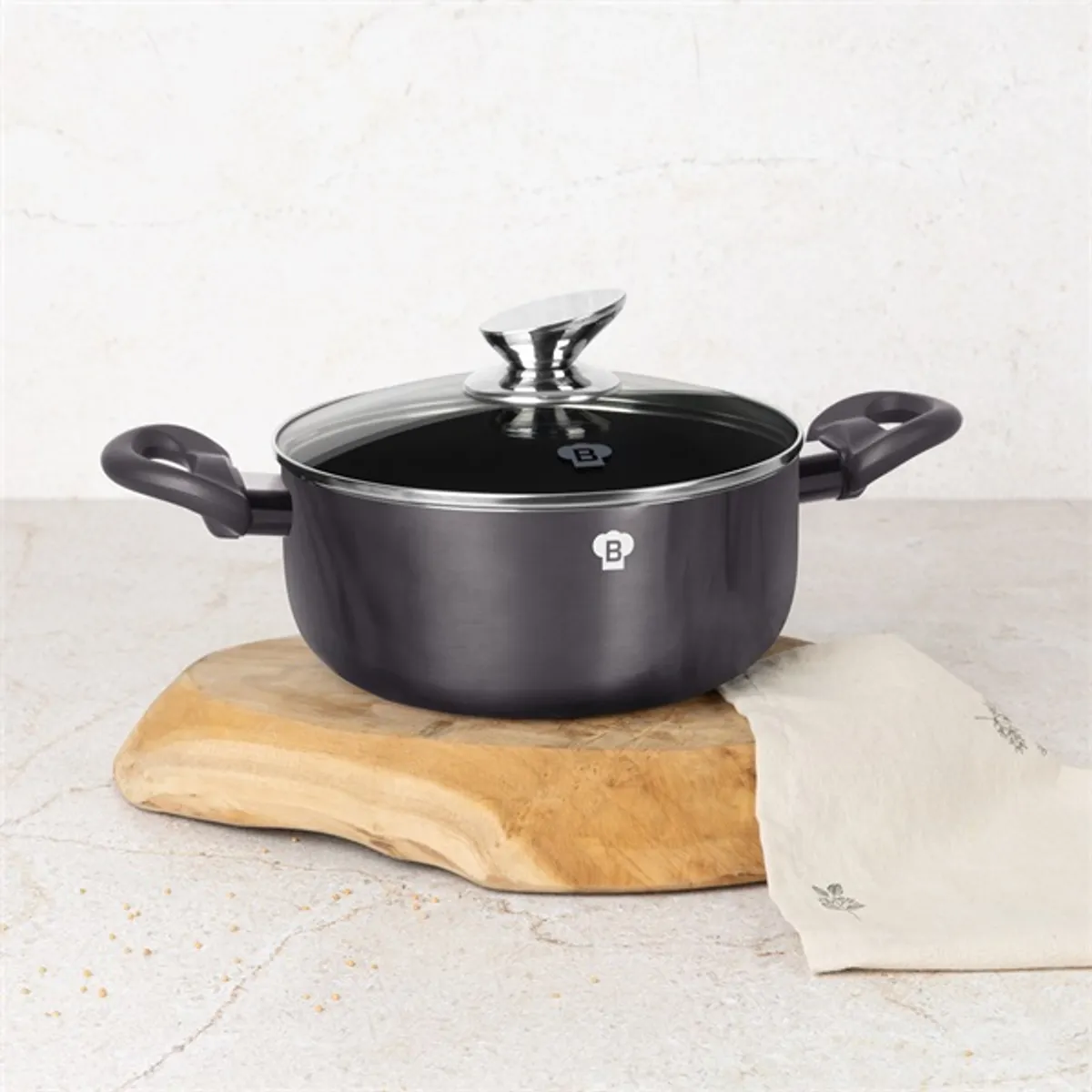 Blaumann BL-3963 lábas fedővel 2,5L, 20 cm, alumínium, tapadásmentes, indukciós, mosogatógépben mosásra alkalmas #4