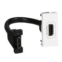 LEGRAND 078778 Program Mosaic HDMI csatlakozóaljzat 1 modul fehér