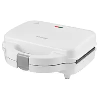 SENCOR 41018418 3in1 Szendvicssütő fehér, 750 W, 230 x 135 mm sütőlapok, 2 db, tapadásmentes