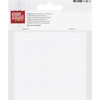 Knorr Prandell 2118700203 Ragasztópont 768 darabos, 3 mm átmérőjű, átlátszó, kétoldalas, öntapadó