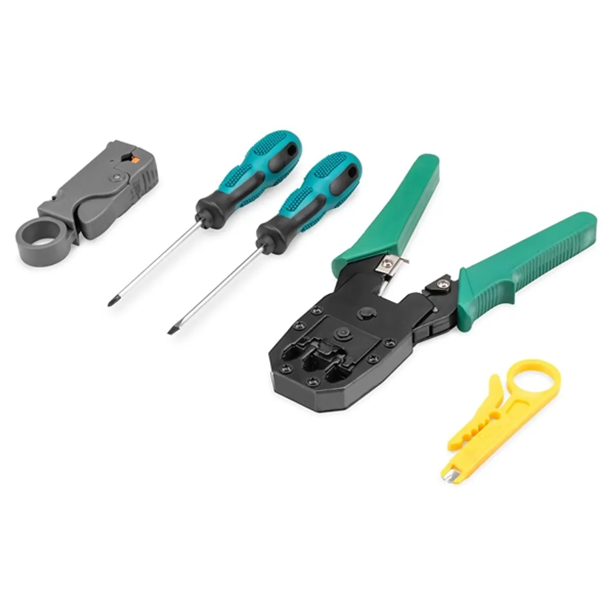 DIGITUS DN-94027 Hálózati szerszámkészlet és teszter 12 darabos #4