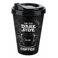 TITIZ AP-9122 IRIS COFFEE CUP műanyag pohár 400 ml tetővel többszínű