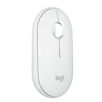 Logitech 910-007013 Pebble Mouse 2 M350s Mini fehér Bluetooth 4000dpi halk kattintás kétkezes