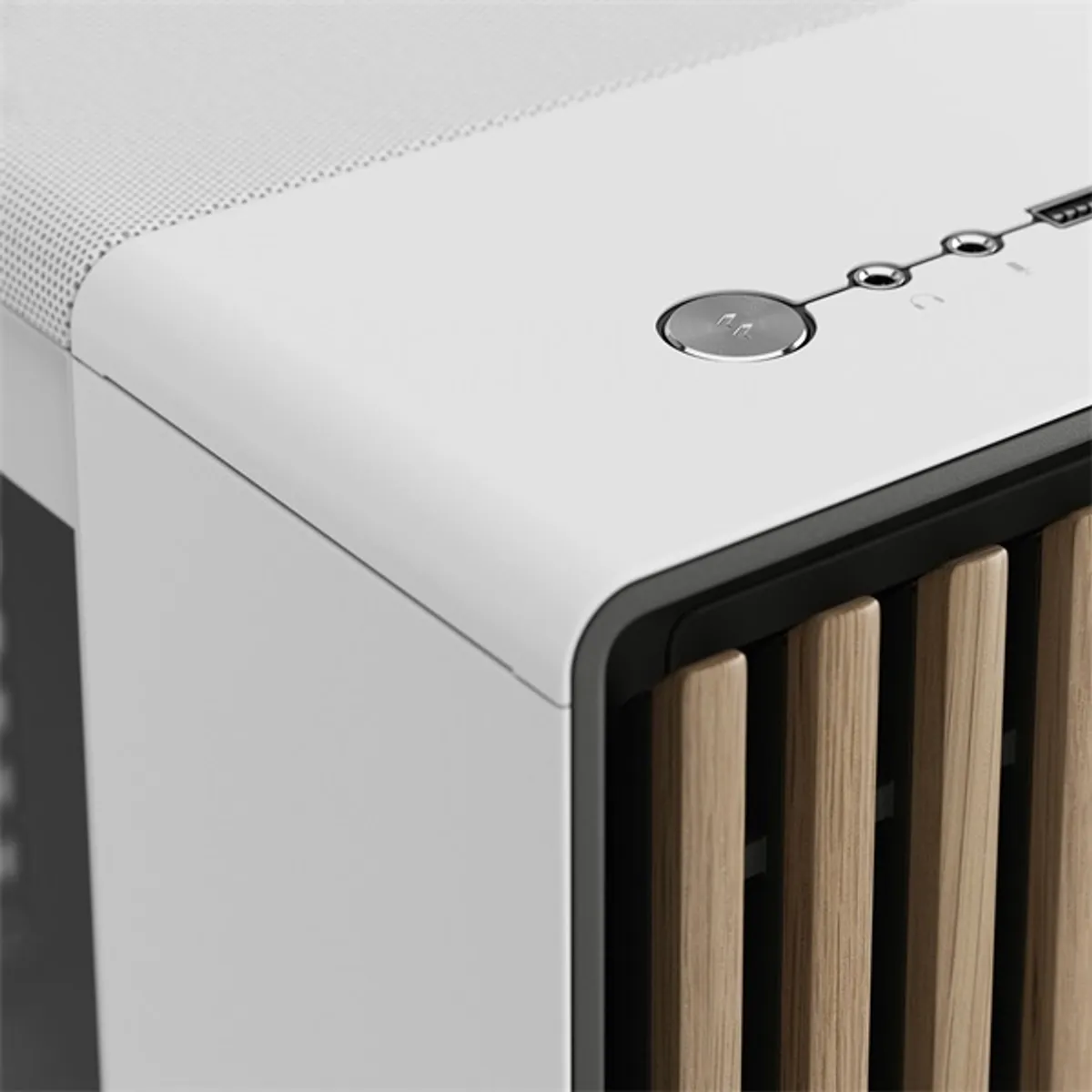FRACTAL DESIGN FD-C-NOR1X-04 North XL Fehér USB 3.0 fejhallgató csatlakozó, mikrofon csatlakozó, 3,5 belső hely 2 db, 2,5 belső hely 2 db, beépített ventilátorok 3 #3