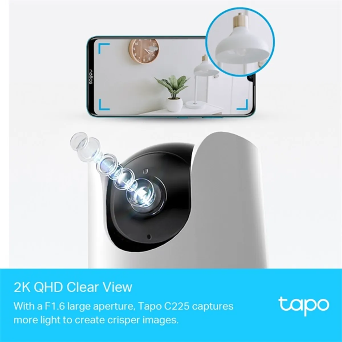 TP-LINK TAPO C225 Pan Tilt 2K QHD Wi-Fi kamera #2