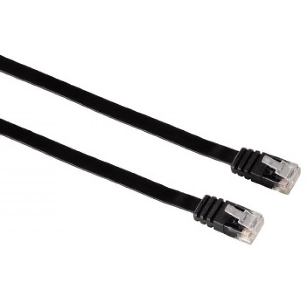 HAMA 39608 patchkábel cat5e lapos fekete 5,0M RJ45-RJ45 #1