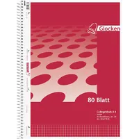 Brunnen 5067828 Glocken A4 80 lapos kockás spirálfüzet