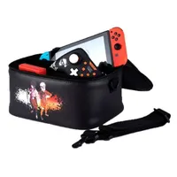 KONIX KX-NS-LB-NARU Naruto Nintendo Switch utazótáska Fekete Nylon Zip #2