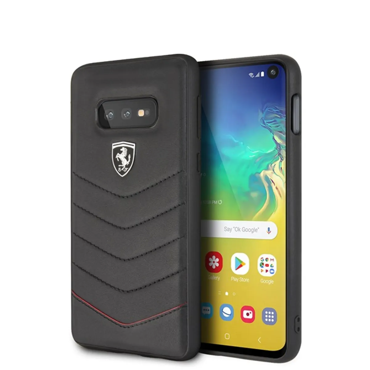 Ferrari FEHQUHCS10LBK Heritage Samsung S10 lite tok bőr hátlap fekete #1