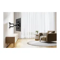 Stell 35061032 fali konzol acél fekete 60 kg forgatható billenthető kábelrendező 1 db 43"-100" Vesa 200x100-800x400 #8