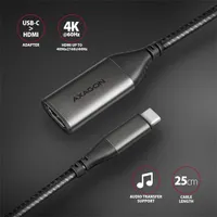 AXAGON RVC-HI2M USB-C to HDMI adapter fekete 25 cm HDMI 2.0a #2