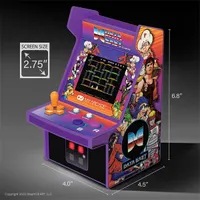 MY ARCADE DGUNL-4124 Data East Micro Player 8 hivatalosan engedélyezett játék és 300 bónusz, 2.75" képernyő, kivehető joystick #6