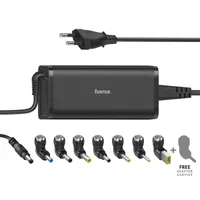 Hama 00200003 univerzális notebook táp 90W 8 különböző csatlakozó fekete