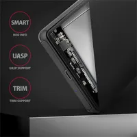 Axagon EE25-SLC Slide box 2.5" külső USB-C HDD és SSD ház fekete #4